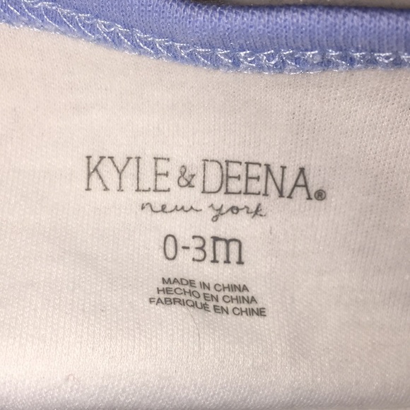 Kyle & Deena Infant Boys Summer Romper Outfit Size 0-3M Whale Theme - Picture 4 of 9